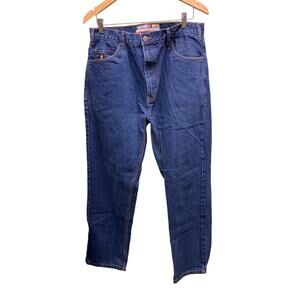 Berne FR Flame Resistant 36 x 34 Relaxed Fit Blue Jeans Denim